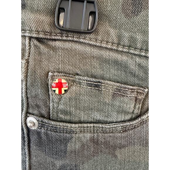 Hudson Camo Skinny Jeans Women’s Size 27 Stretch Camouflage Denim Pants - Picture 6 of 9